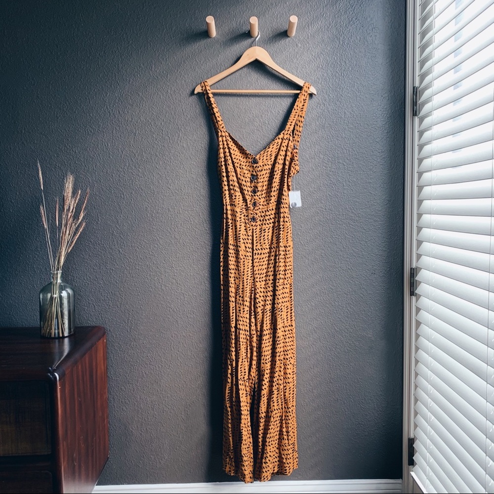 Urban Outfitters - Ashley Button-Down Jumpsuit